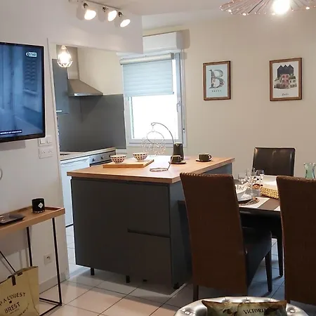 L'escale N°13 :Appartement standing dans résidence Brest Exterior foto